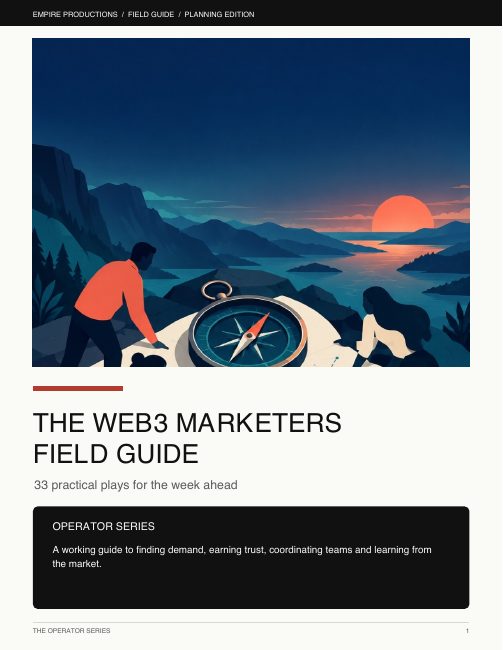 Cover of The Web3 Marketers Field Guide